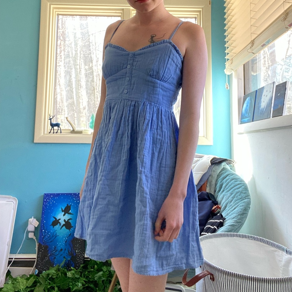 Small Blue Short Summer Dress AeroPostale Brand